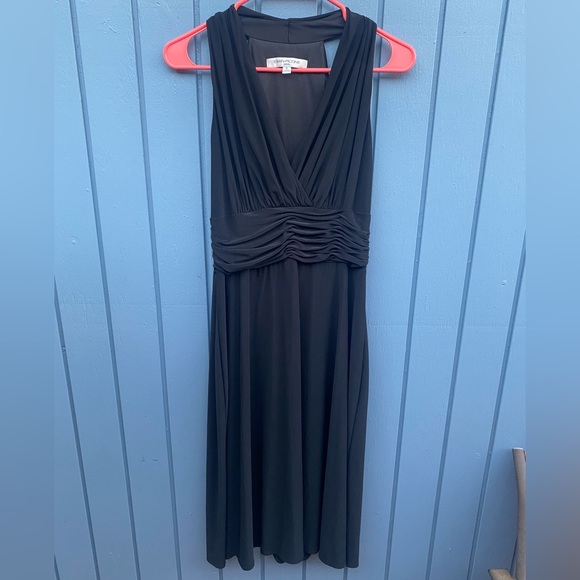 Evan Picone Black Ruffle Dress - Picture 3 of 4